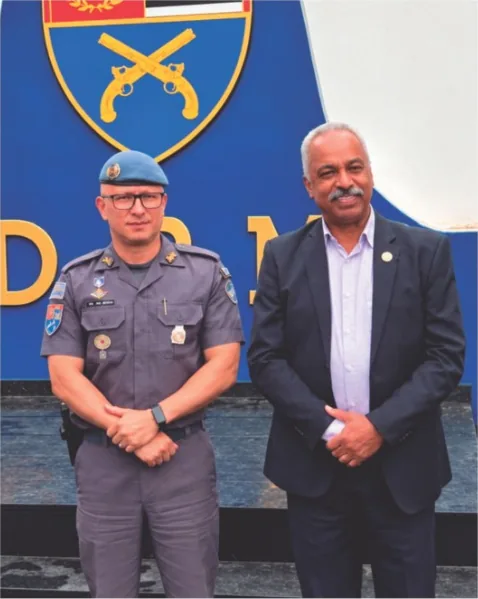 Visitamos o Corregedor da Polícia Militar do Estado de São Paulo